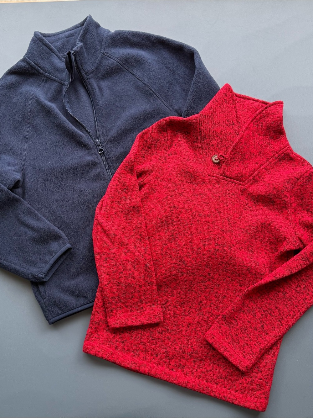 jumping beans Kids Red and Navy Fleece Jackets